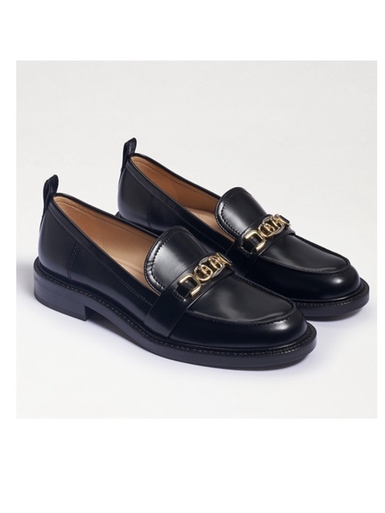 Sam Edelman Shoes - Sam Edelman christy black patent Leather loafers Size 9.5 womens gently us…